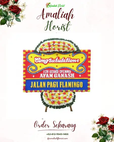 Sewa Papan Bunga Venue Wedding Gunung Putri